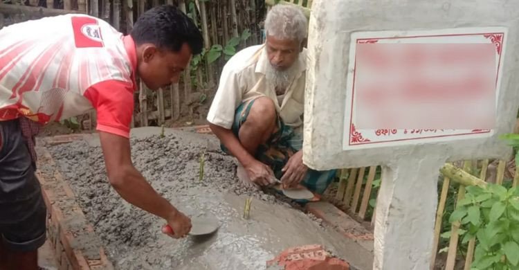 ‘কথিত পীর’ শামীমের কবর পাকা করে দিল প্রশাসন